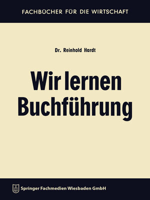 cover image of Wir lernen Buchführung